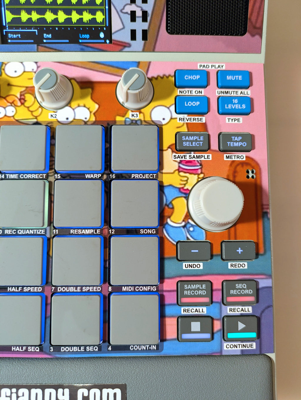 The Simpsons - AKAI MPC Sample Skin - Lofi Andy
