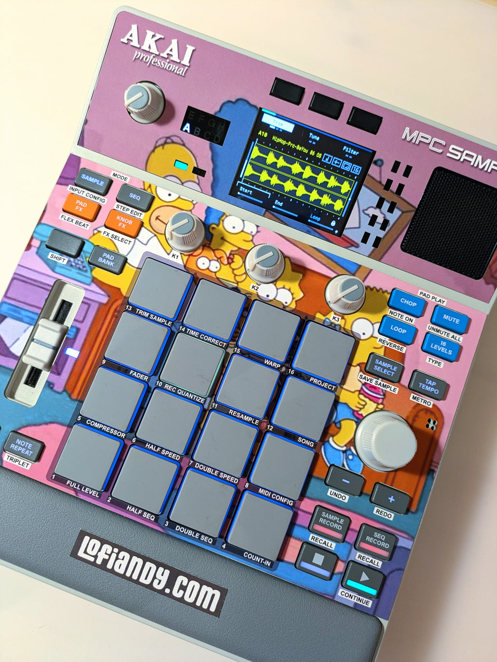 The Simpsons - AKAI MPC Sample Skin - Lofi Andy
