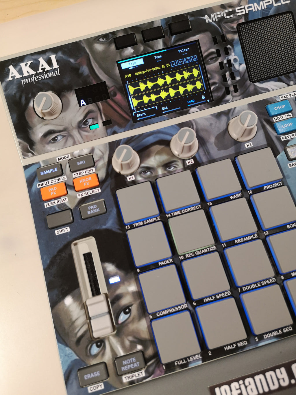 The Wire - AKAI MPC Sample Skin - Lofi Andy