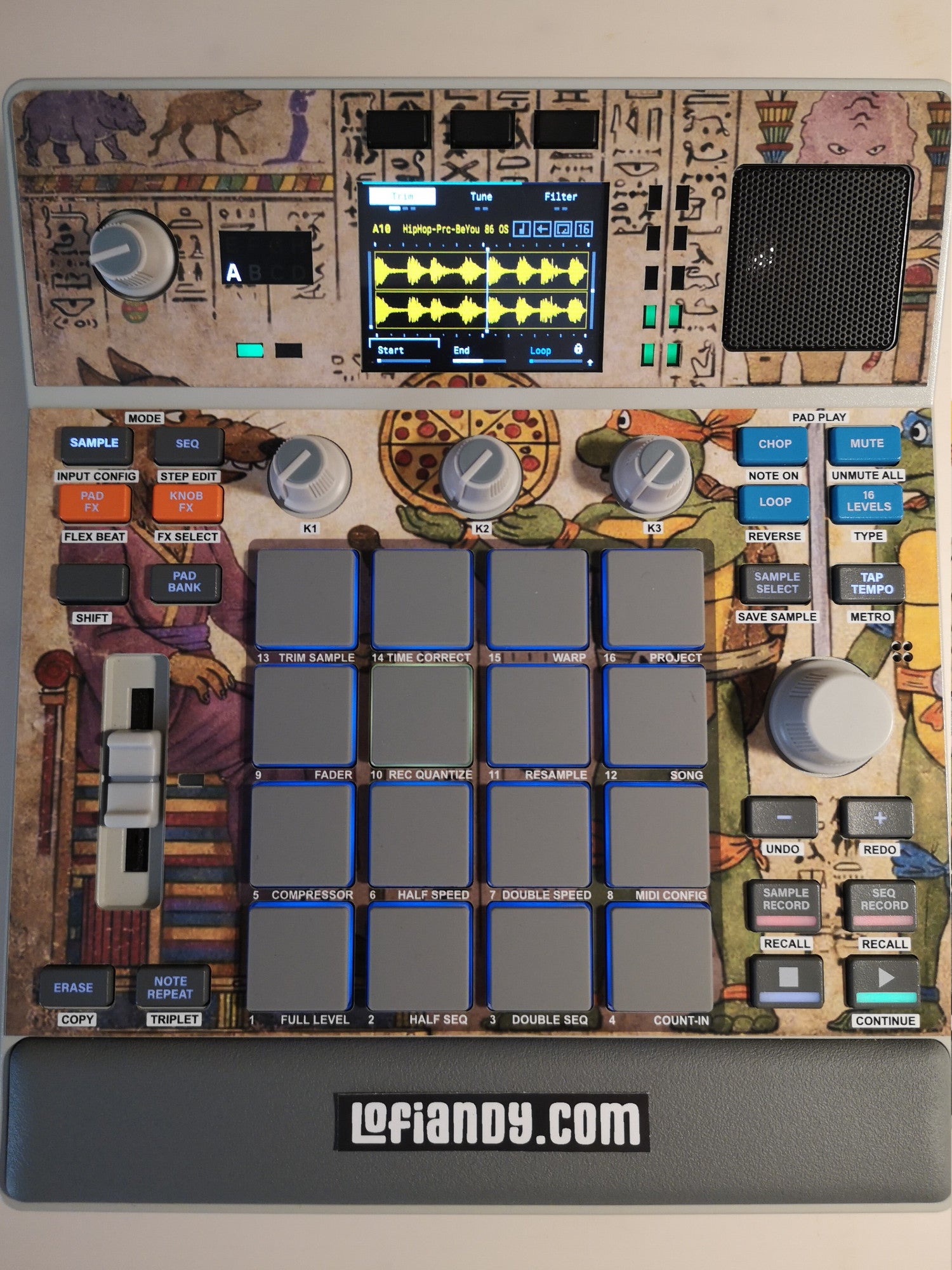 TMNT - Pizza Time - AKAI MPC Sample Skin