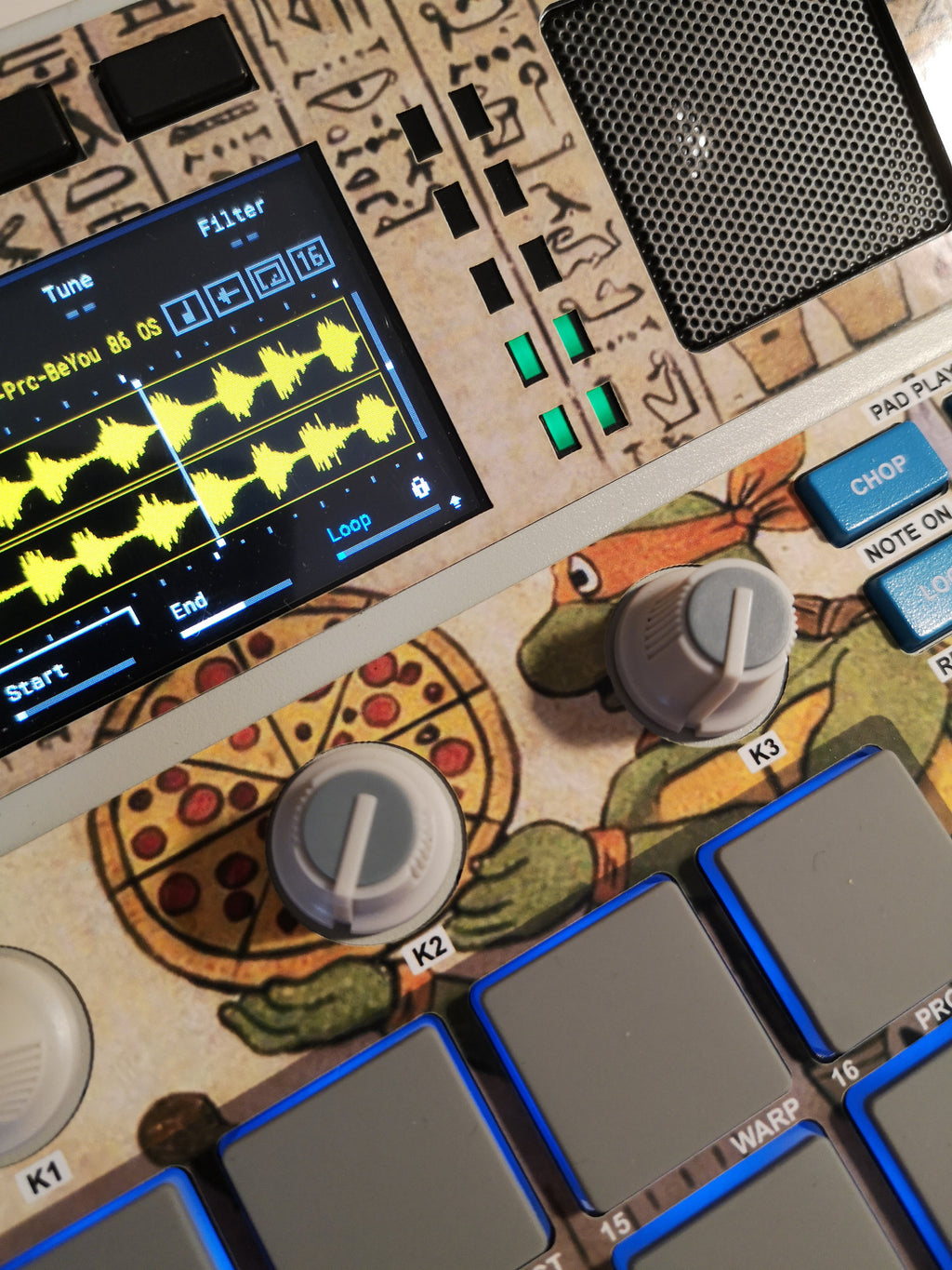 TMNT - Pizza Time - AKAI MPC Sample Skin