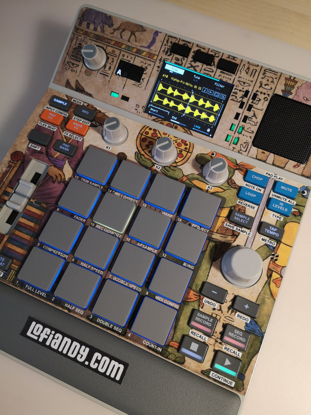 TMNT - Pizza Time - AKAI MPC Sample Skin