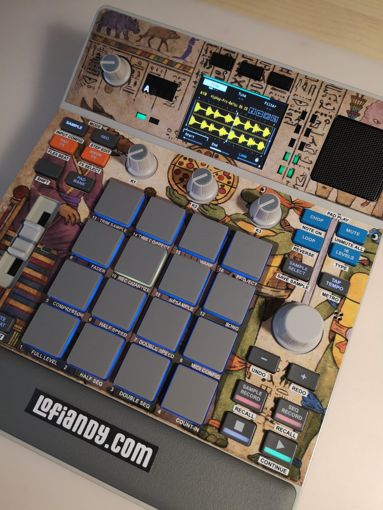 TMNT - Pizza Time - AKAI MPC Sample Skin