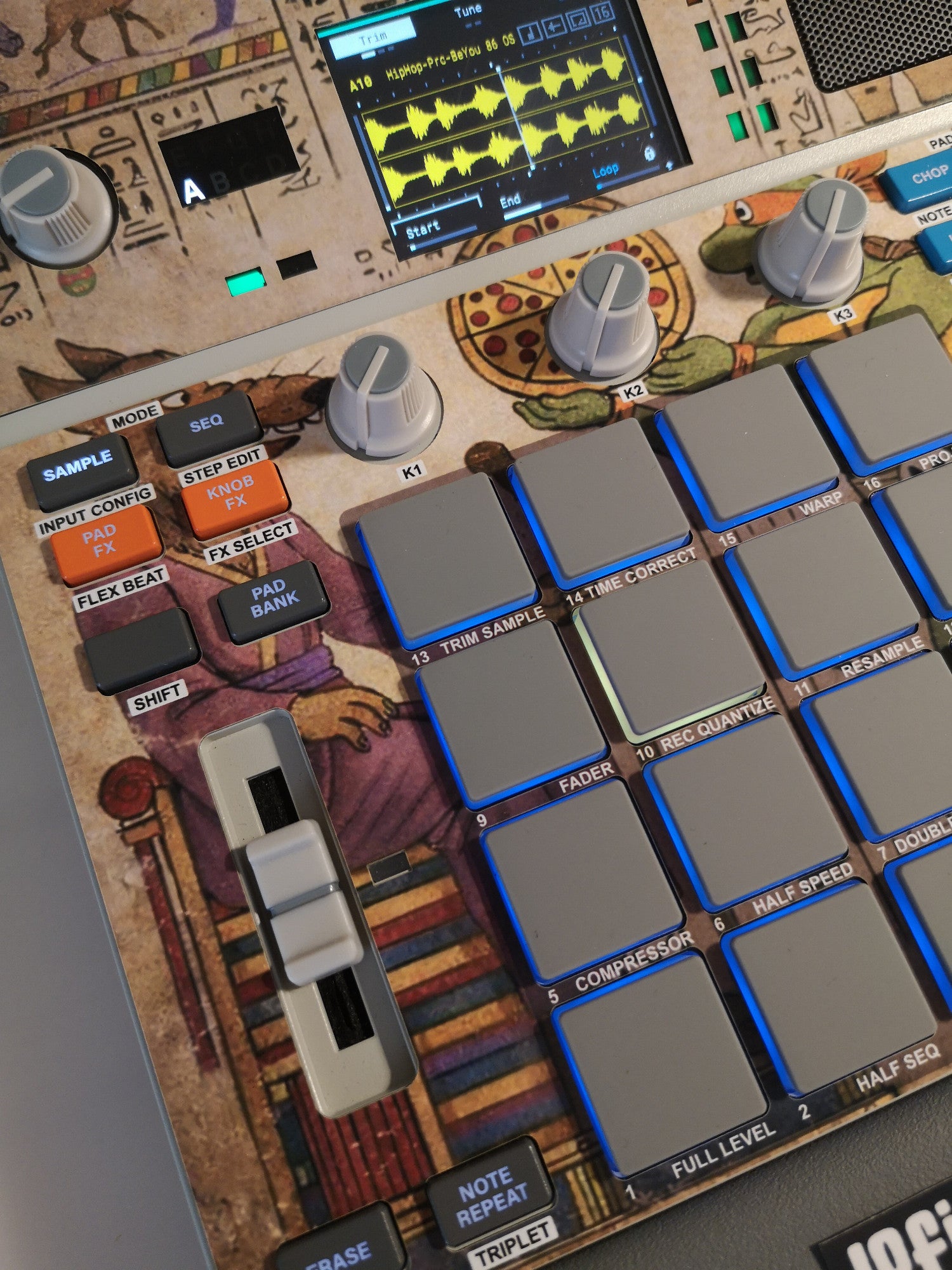 TMNT - Pizza Time - AKAI MPC Sample Skin