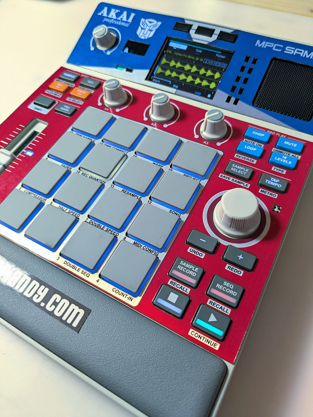 Optimus Prime - Special Metal-foil - AKAI MPC Sample Skin