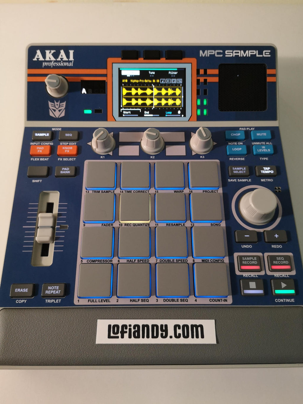 Transformers Soundwave - Akai MPC Sample Skin by Lofi Andy