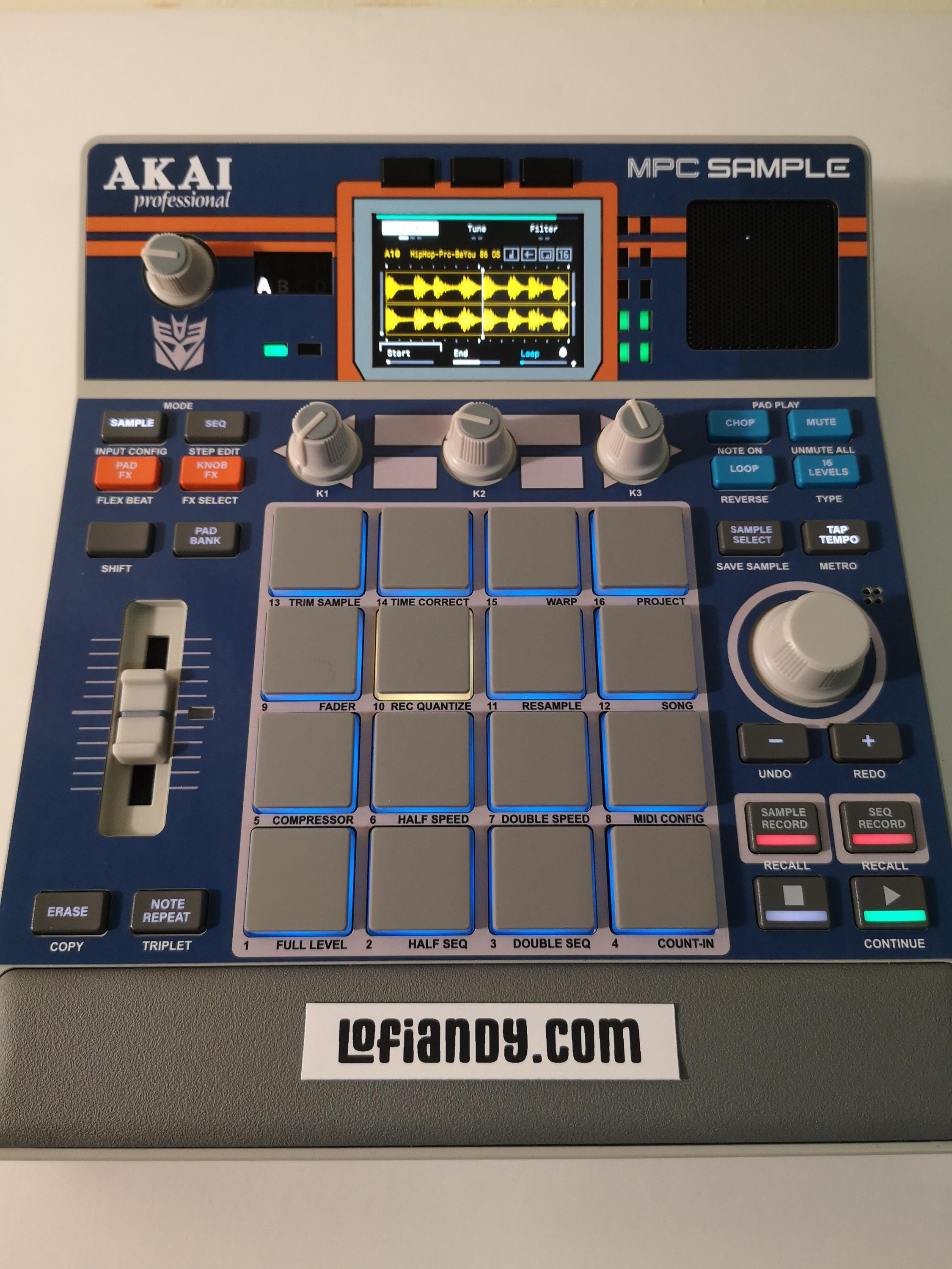 Transformers Soundwave - Akai MPC Sample Skin by Lofi Andy