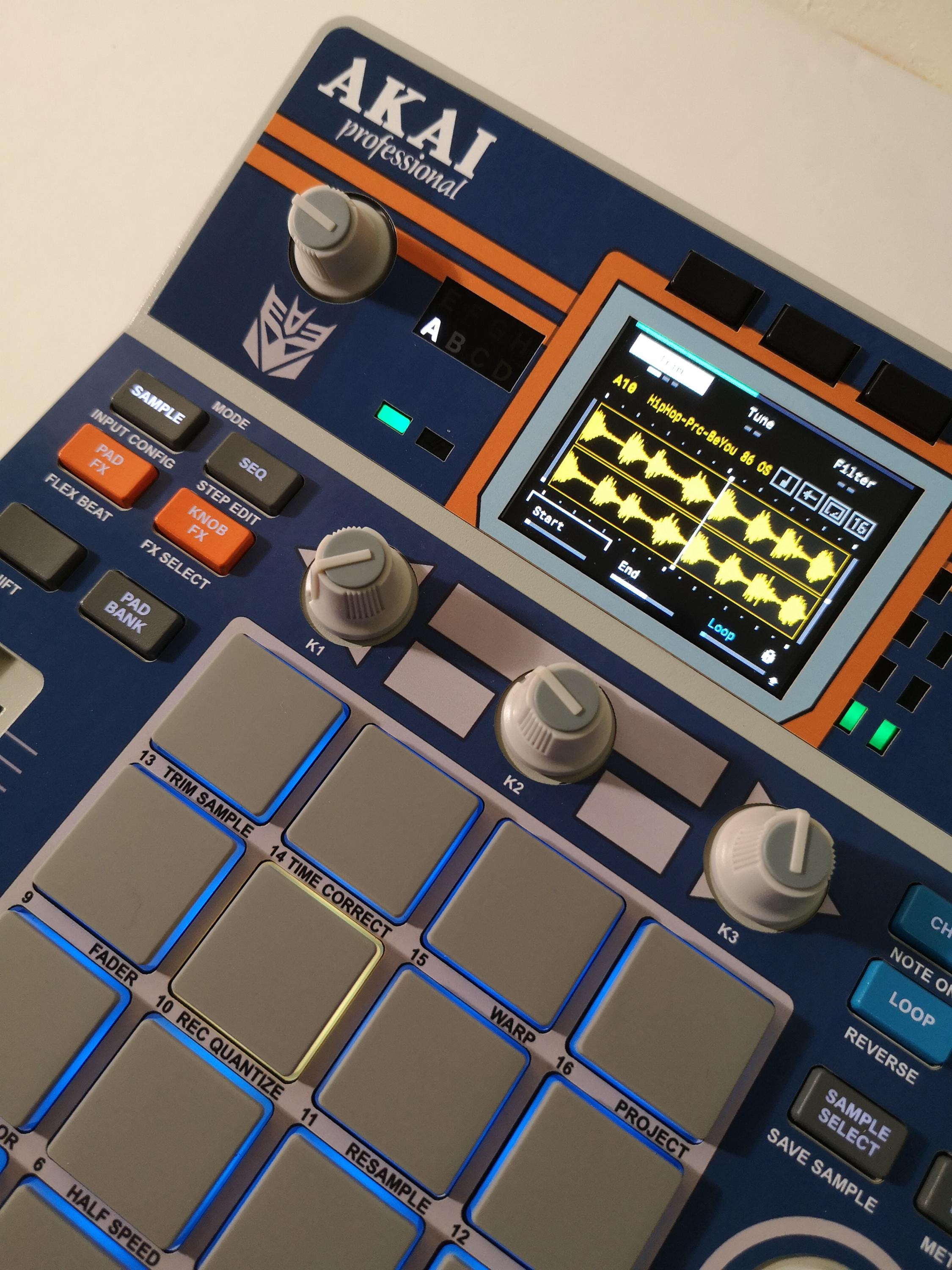 Transformers Soundwave - Akai MPC Sample Skin by Lofi Andy