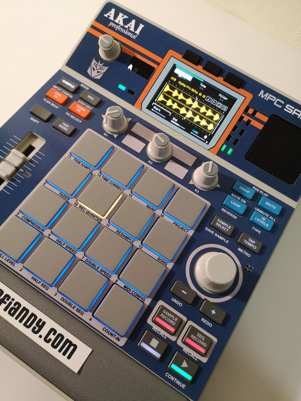 Transformers Soundwave - Akai MPC Sample Skin by Lofi Andy