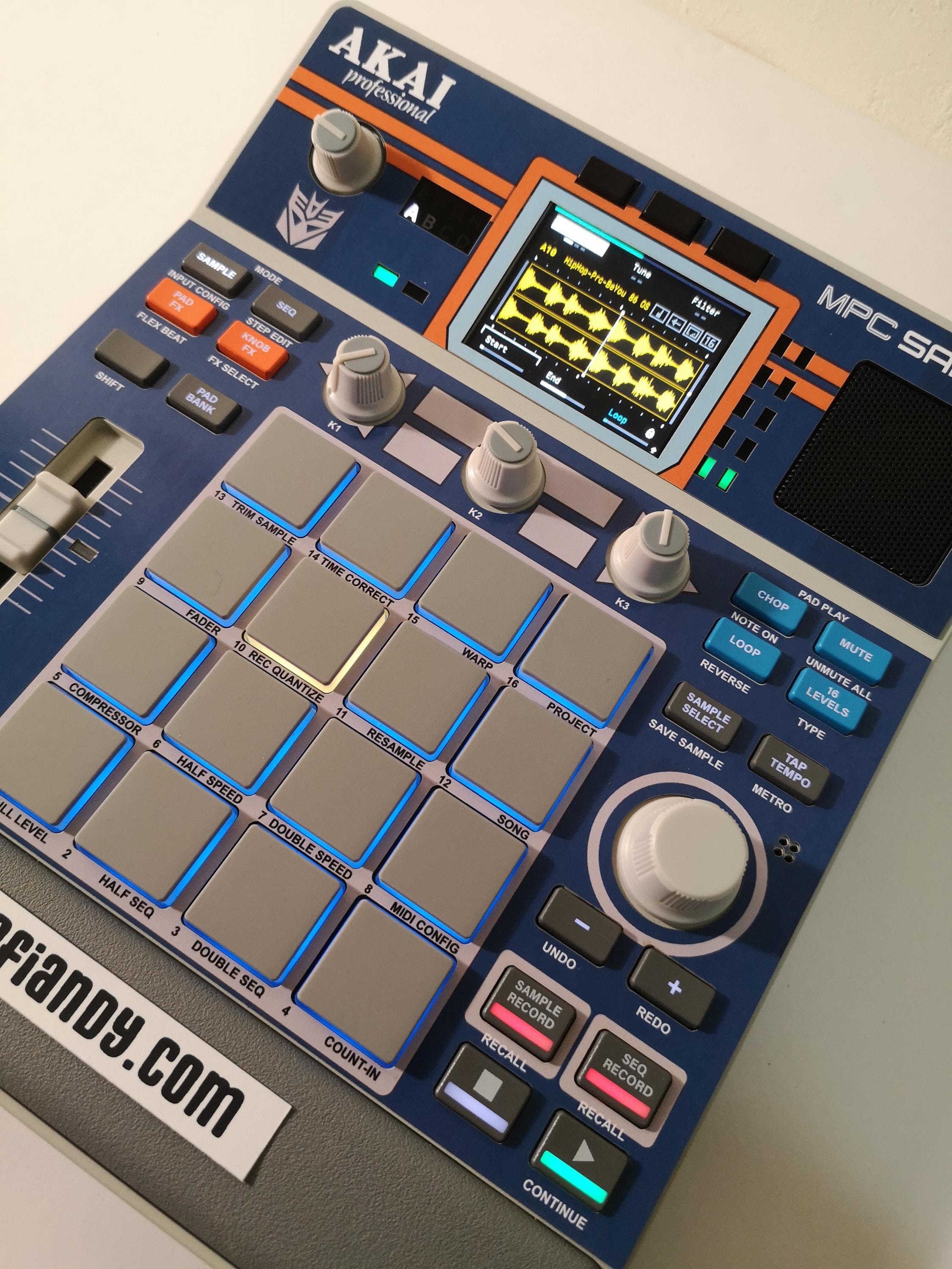 Transformers Soundwave - Akai MPC Sample Skin by Lofi Andy