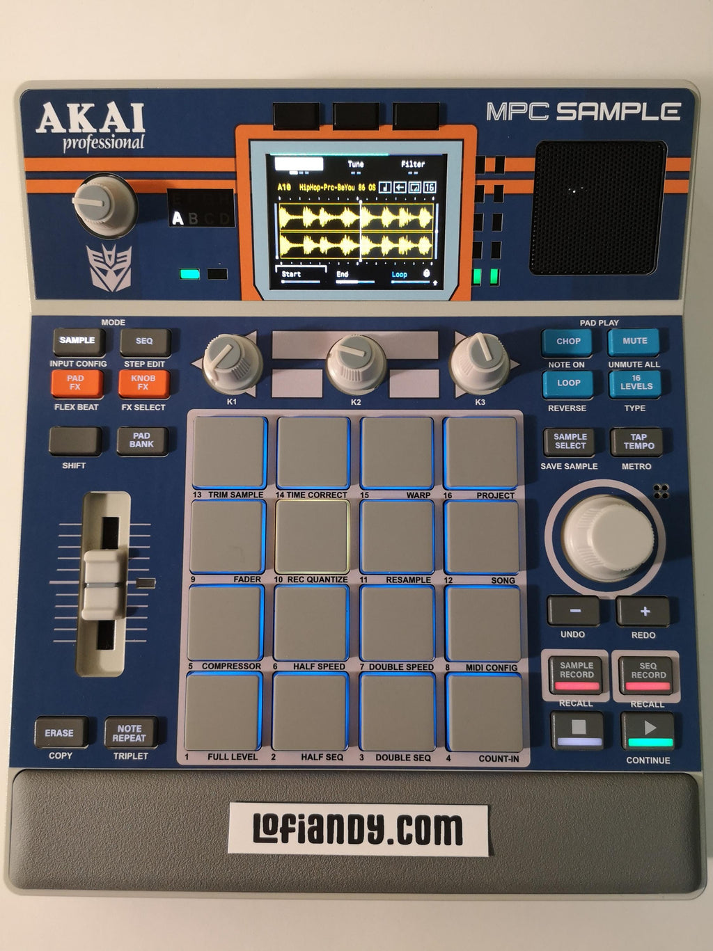 Transformers Soundwave - Akai MPC Sample Skin by Lofi Andy