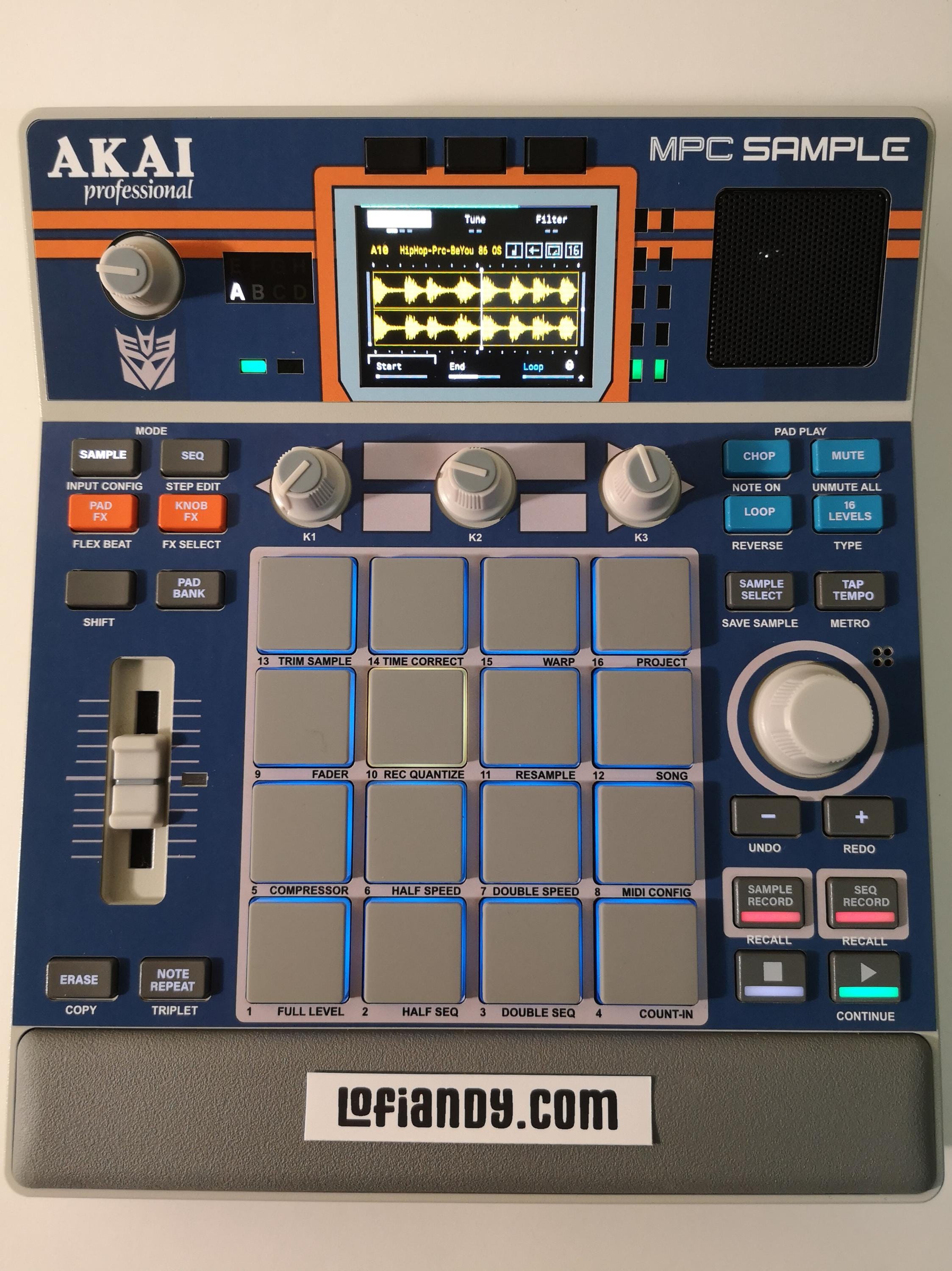 Transformers Soundwave - Akai MPC Sample Skin by Lofi Andy