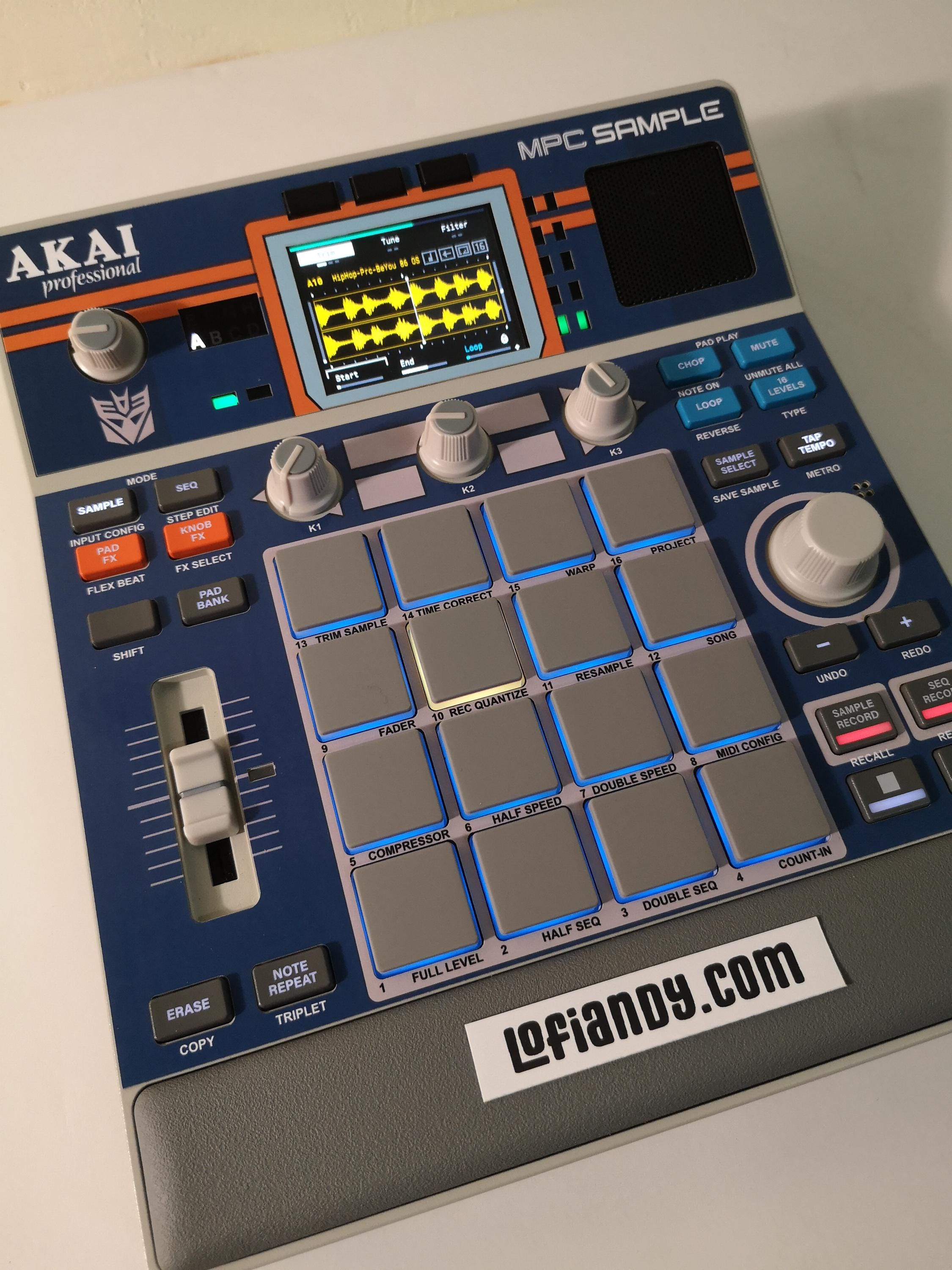 Transformers Soundwave - Akai MPC Sample Skin by Lofi Andy