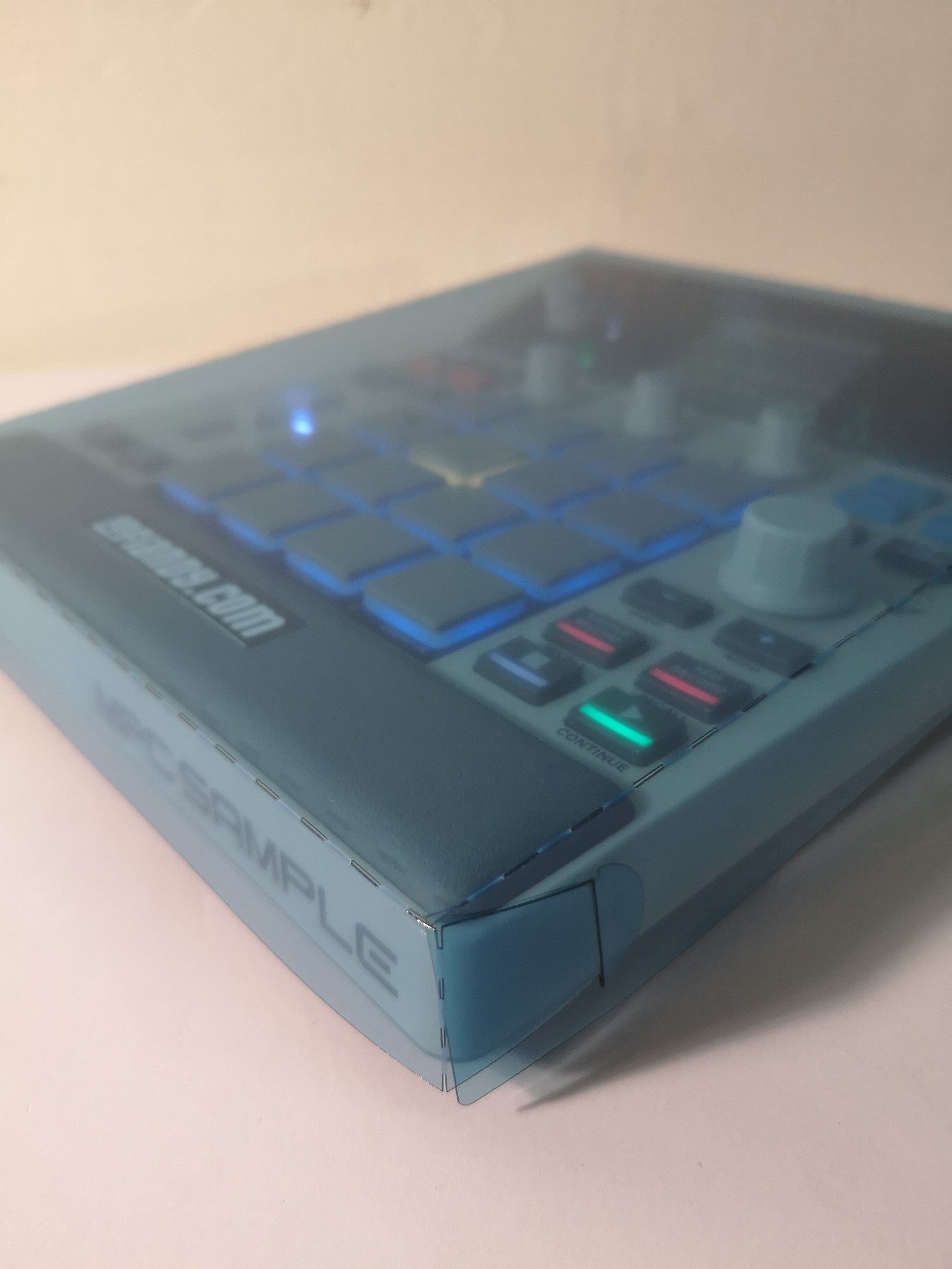 Translucent Blue Dust Cover - AKAI MPC Sample