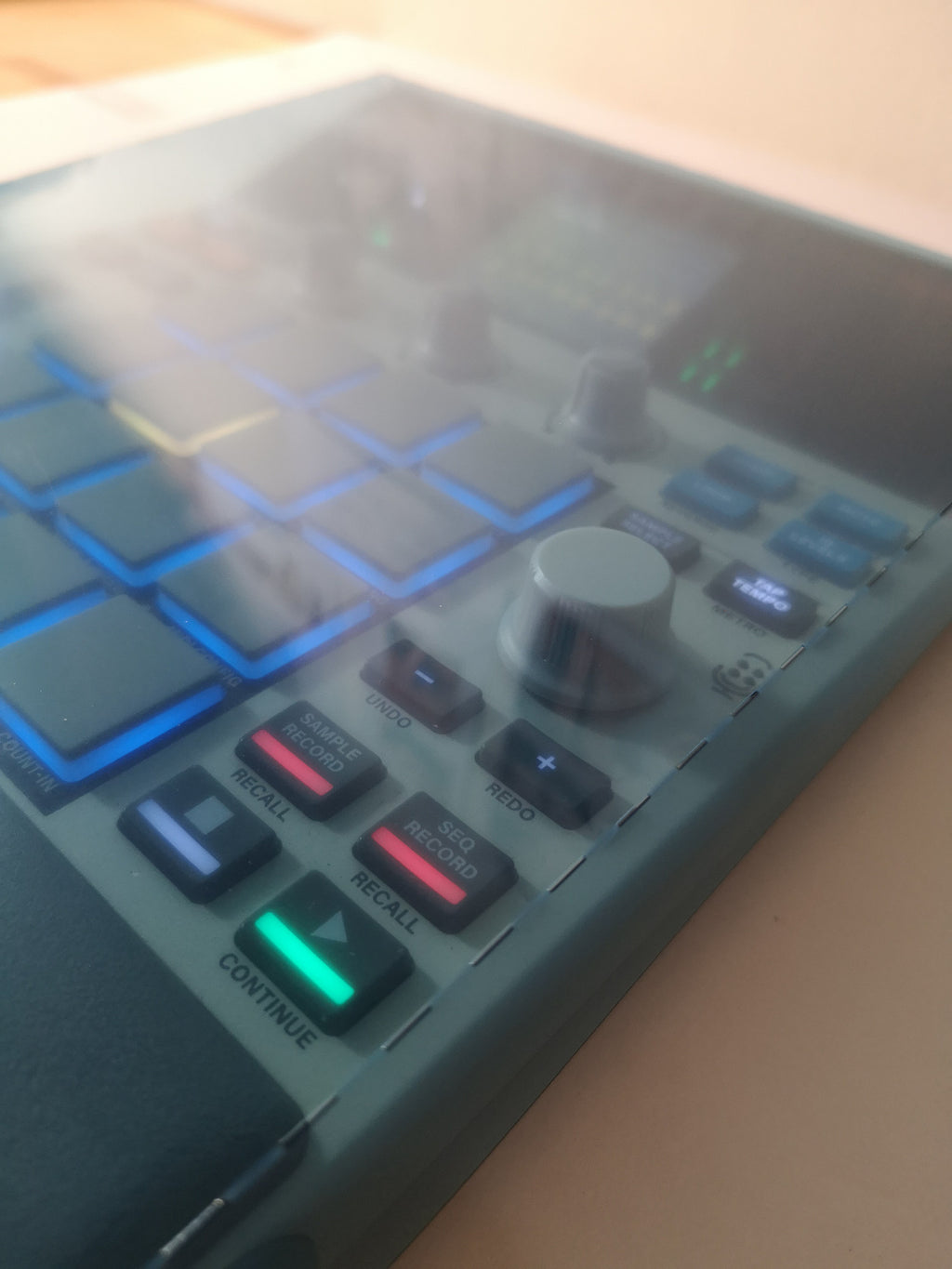 Translucent Blue Dust Cover - AKAI MPC Sample