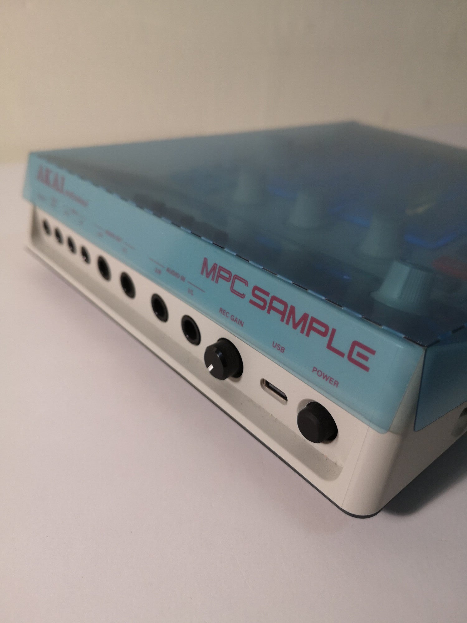 Translucent Blue Dust Cover - AKAI MPC Sample