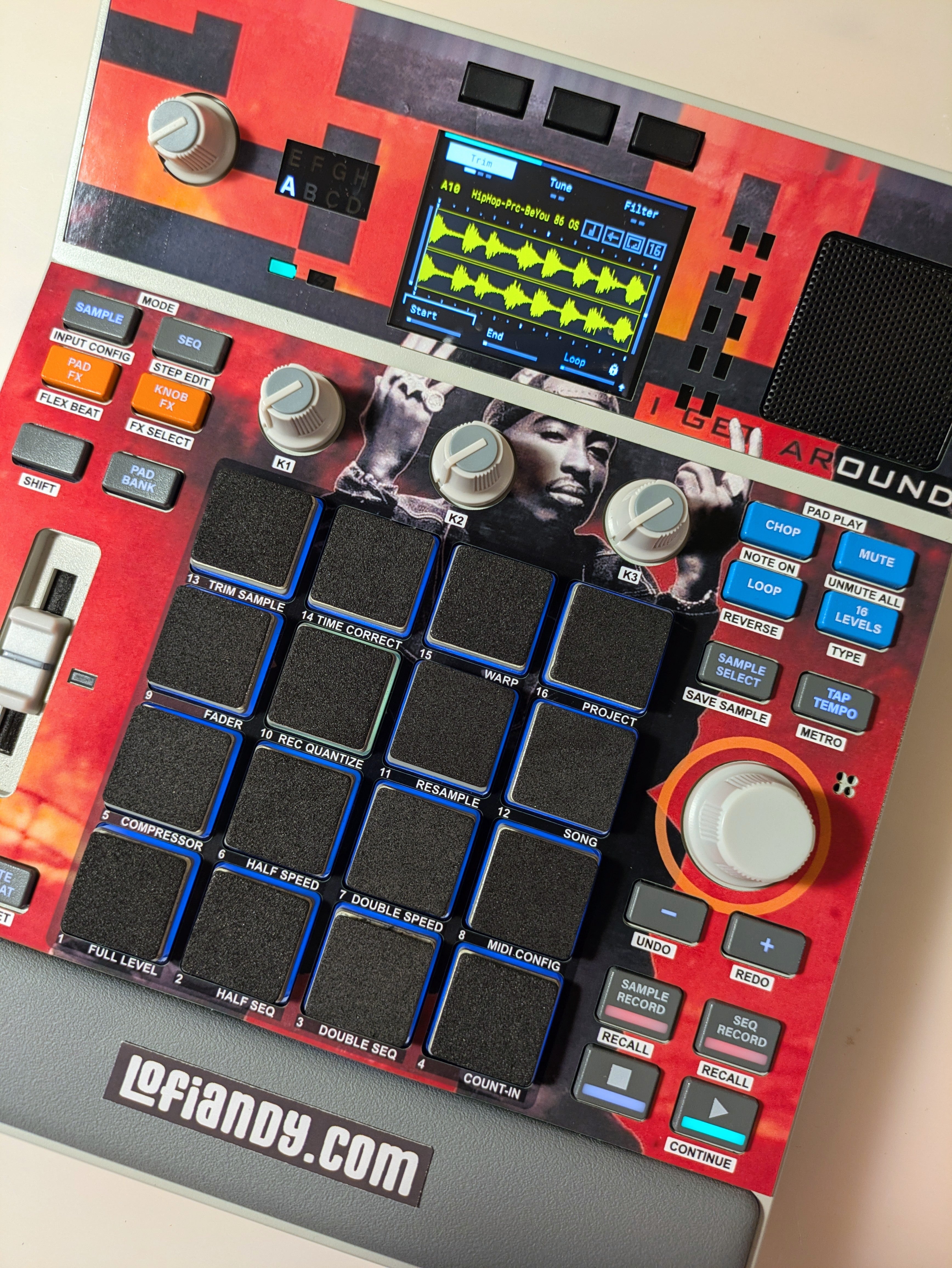 Tupac - I Get Around - AKAI MPC Sample Skin