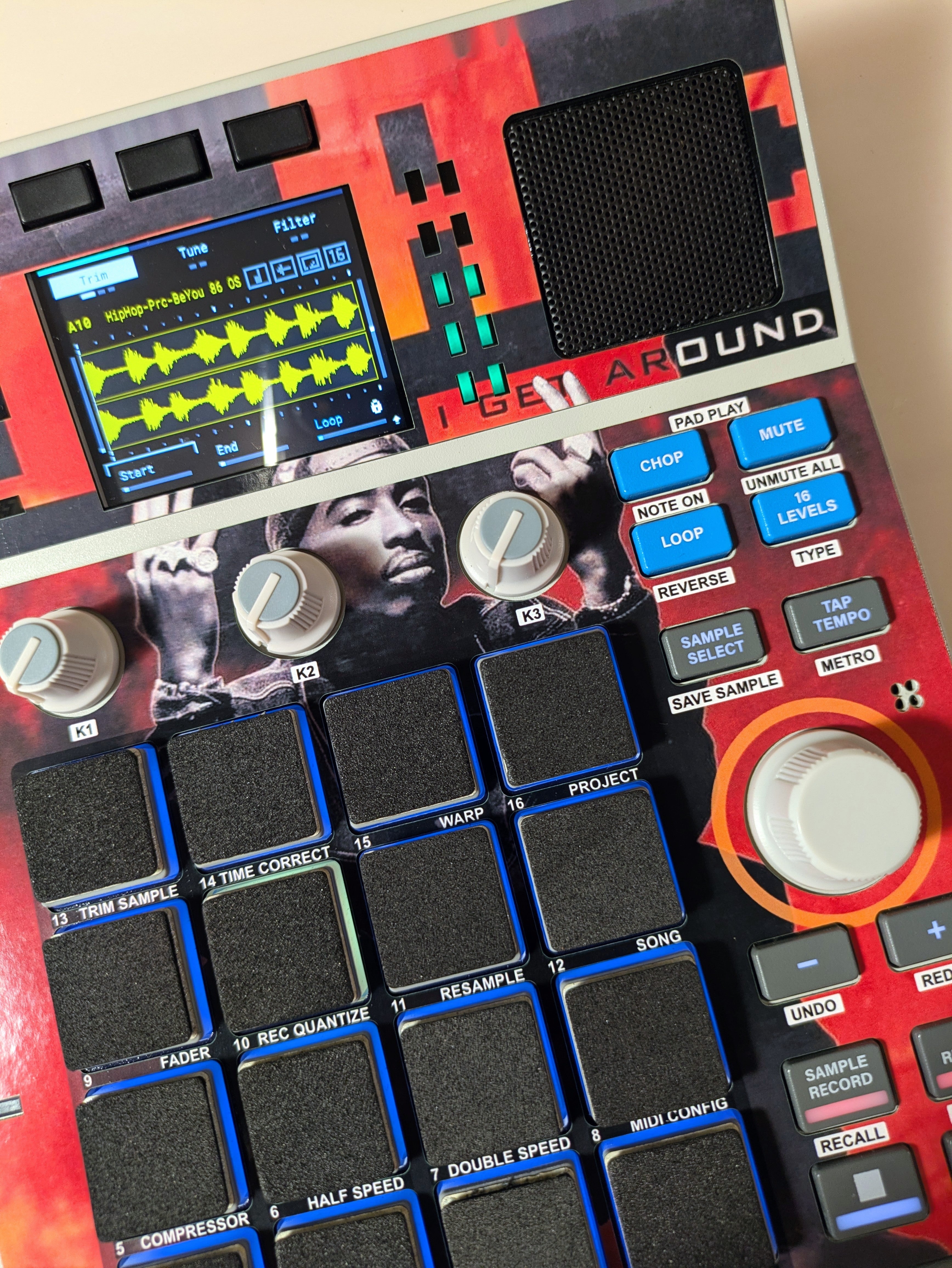 Tupac - I Get Around - AKAI MPC Sample Skin