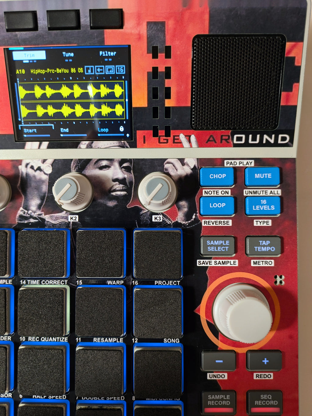 Tupac - I Get Around - AKAI MPC Sample Skin