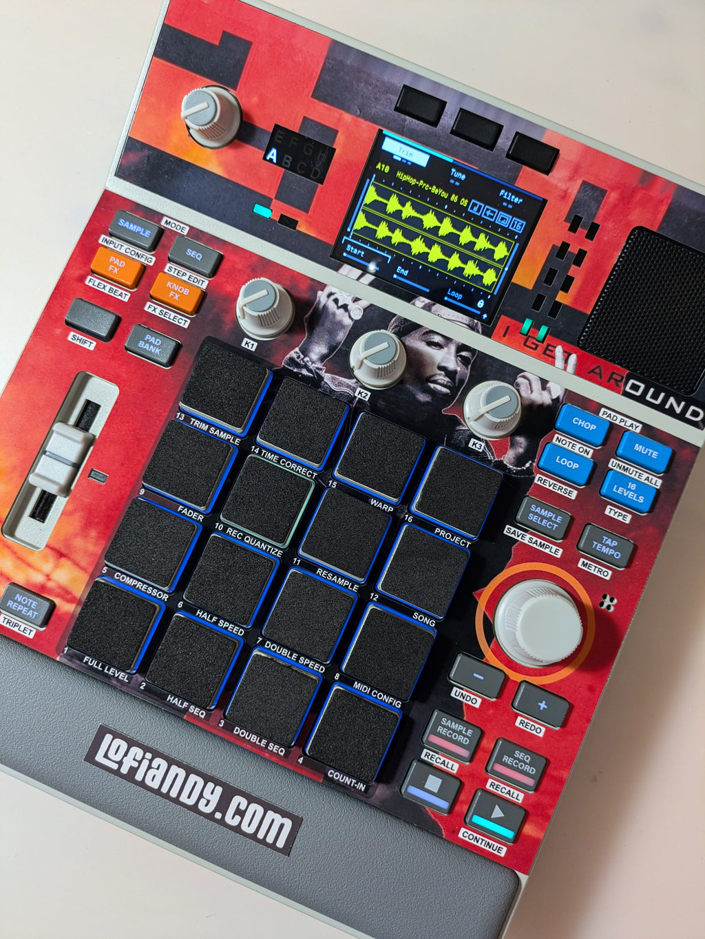 Tupac - I Get Around - AKAI MPC Sample Skin