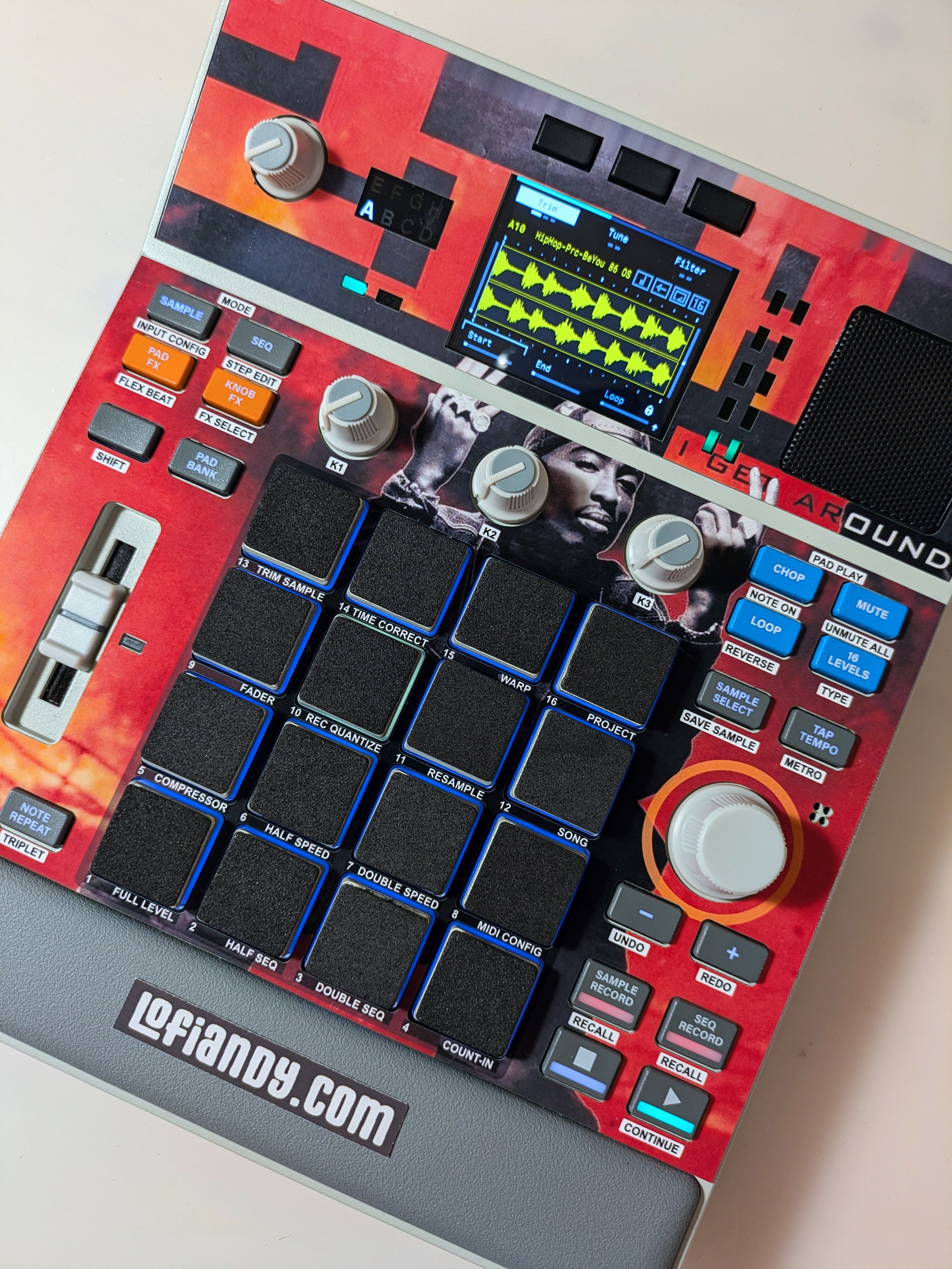 Tupac - I Get Around - AKAI MPC Sample Skin