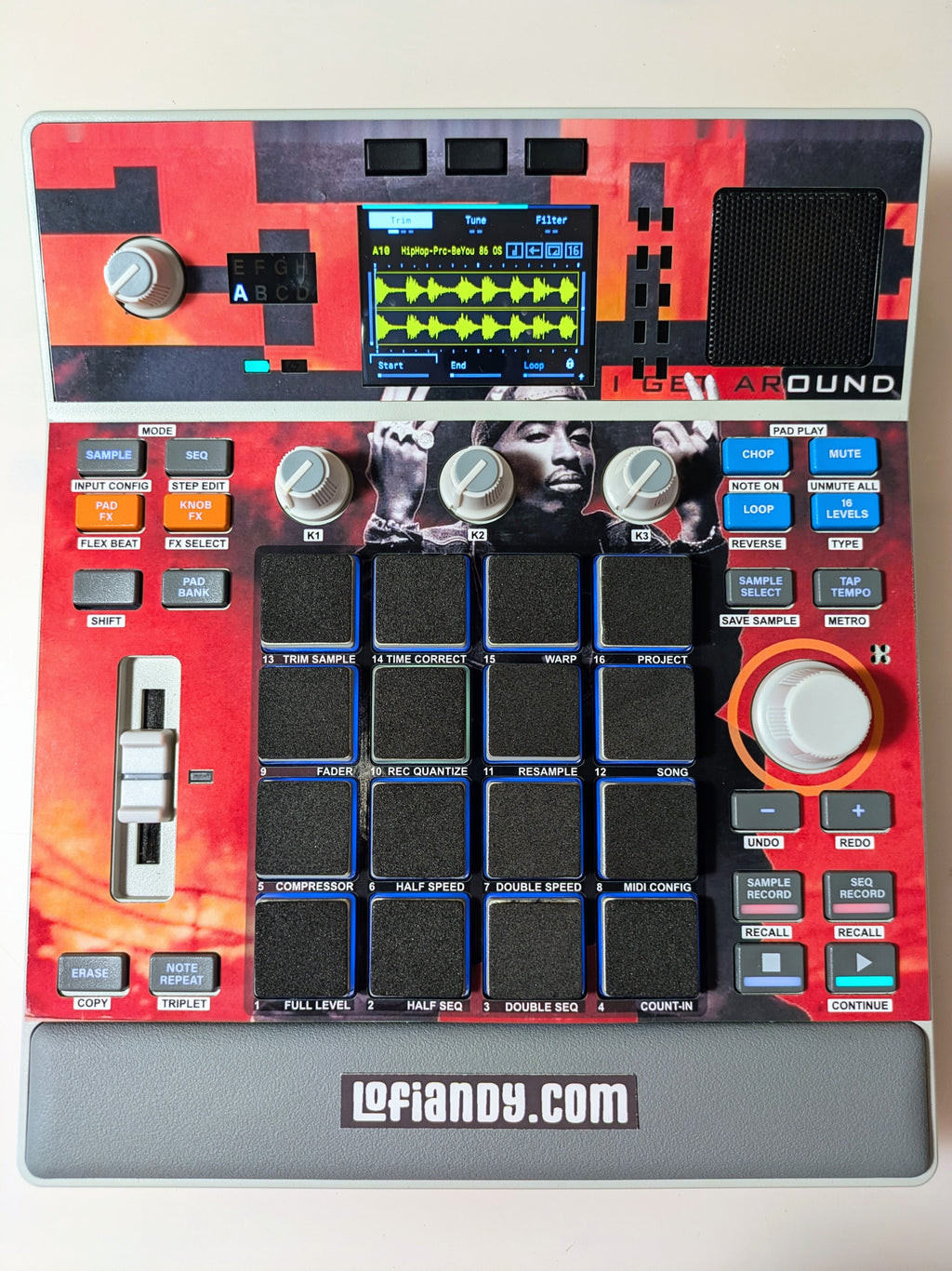 Tupac - I Get Around - AKAI MPC Sample Skin