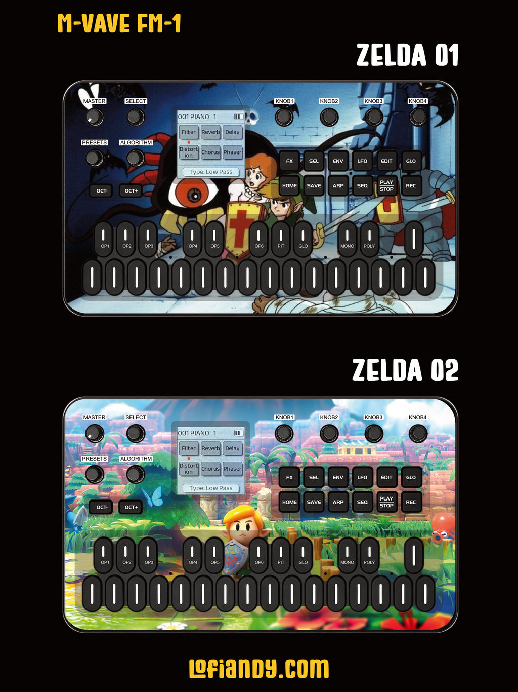 Zelda 01-02 | M-VAVE FM-1 Skin - Lofi Andy